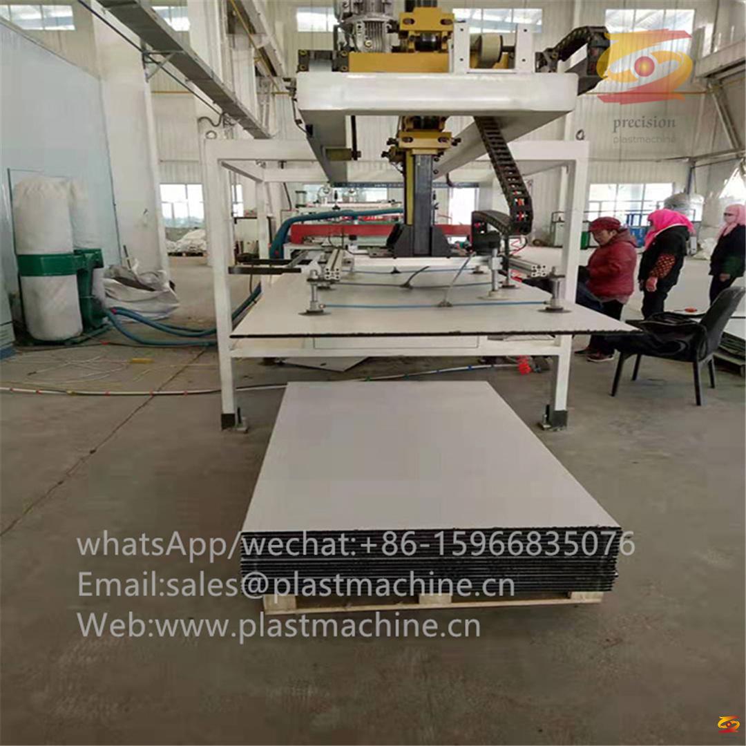 pp hollow building board machine